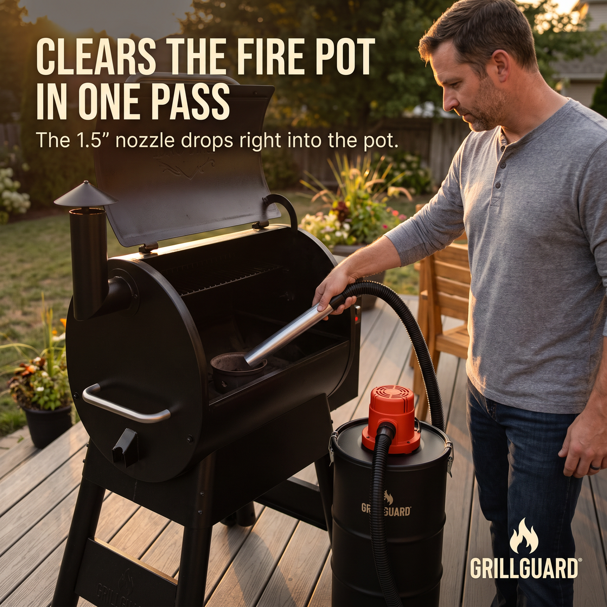 GrillGuard™ - Ash Vacuum