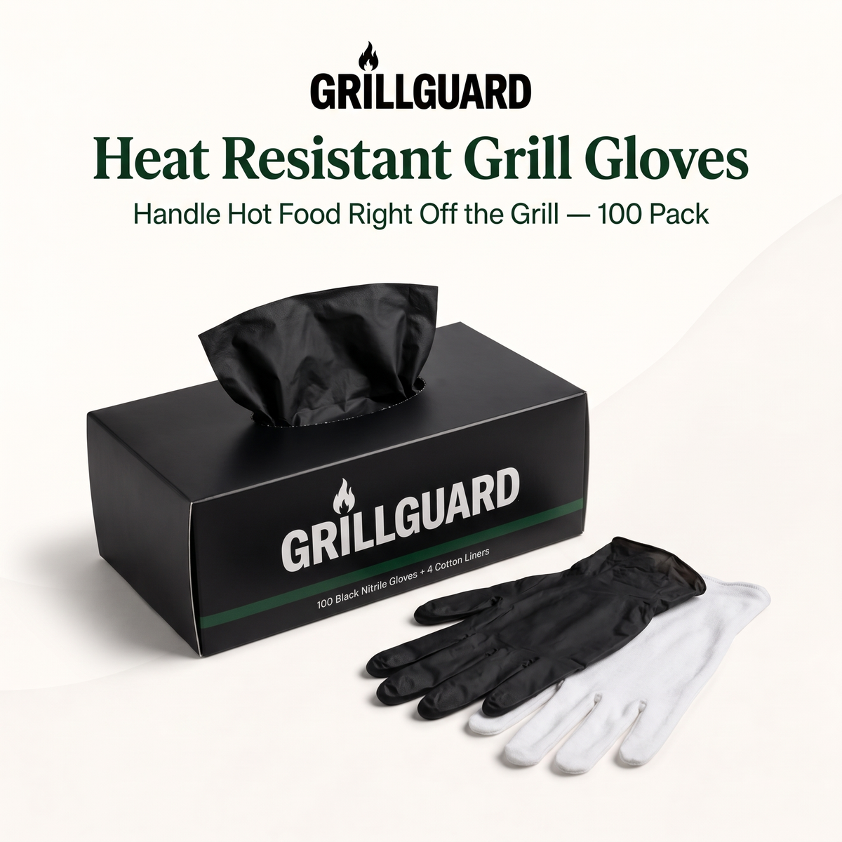 BBQ Nitrile Gloves - 100 PK